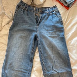 Anthropologie pilcro pleated jeans size 29 with cool buttons